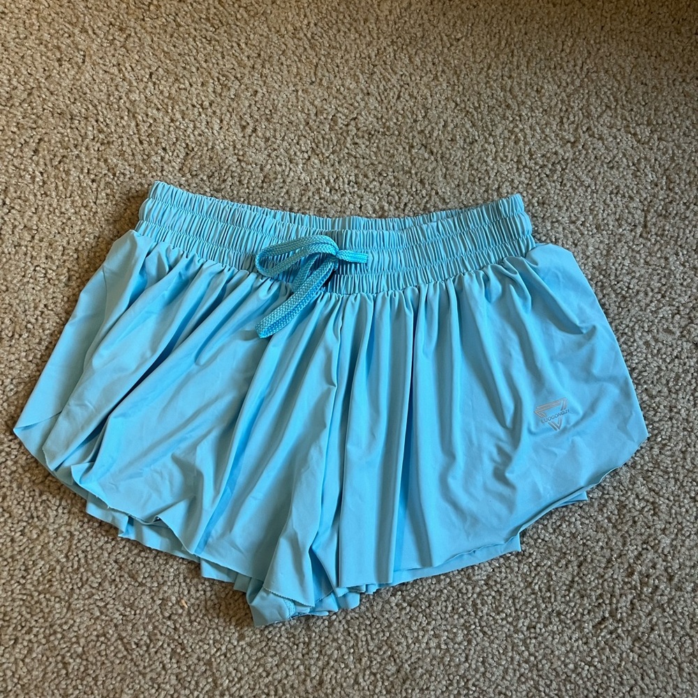 Set Of 3 - Luogongzi 2 In 1 Flowy Running Shorts - image 4